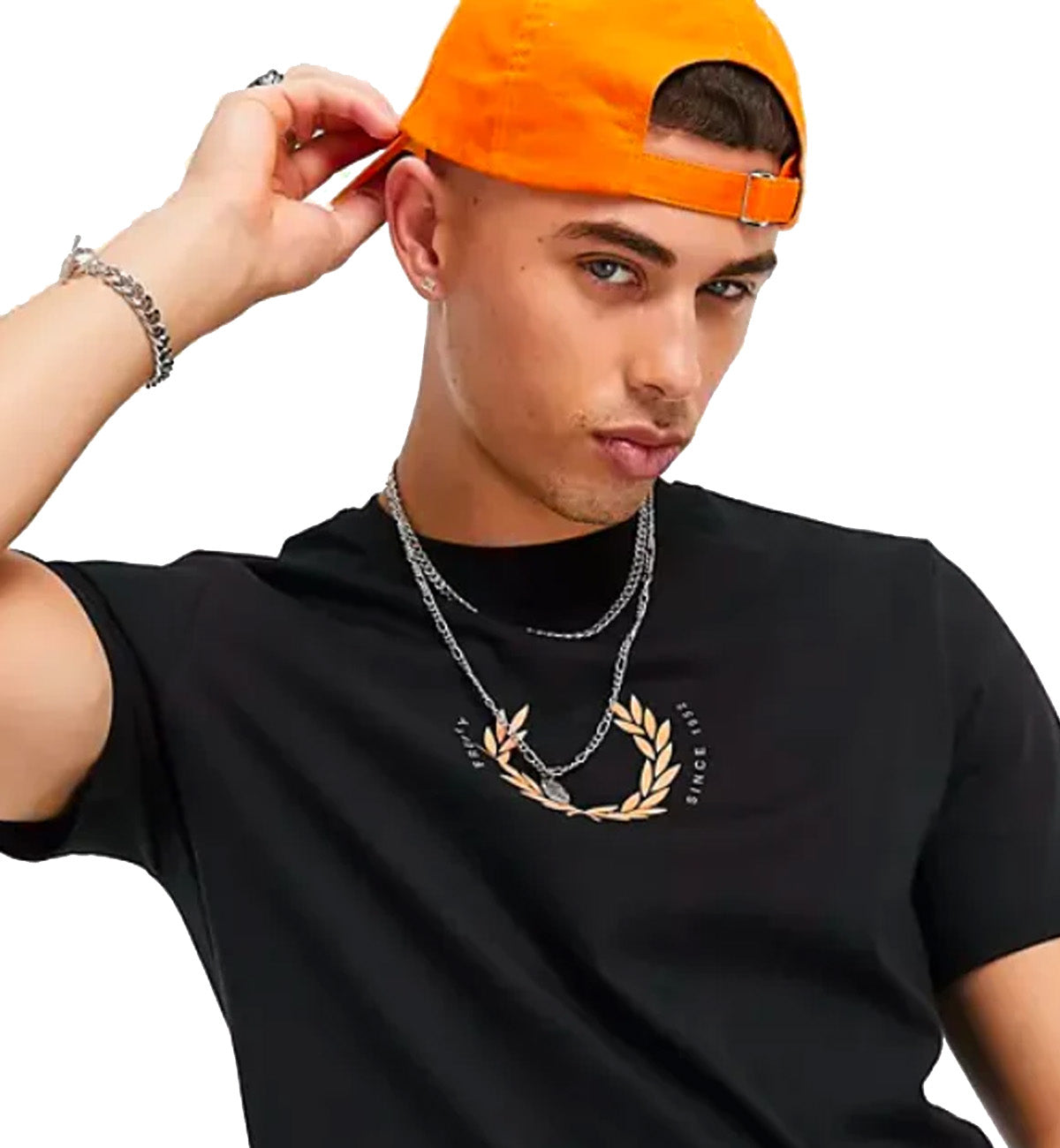 Fred Perry Laurel Wreath T-Shirt (Black)