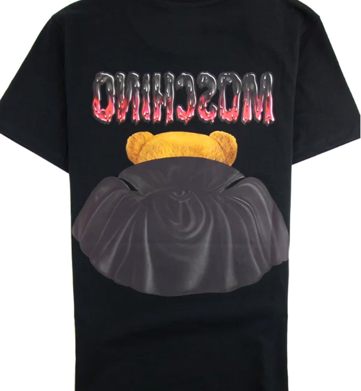 Moschino Black Bat Teddy Bear T-Shirt (Black)