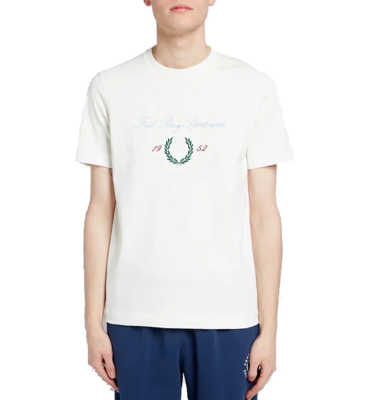 Fred Perry Archive Branded T-Shirt (White)