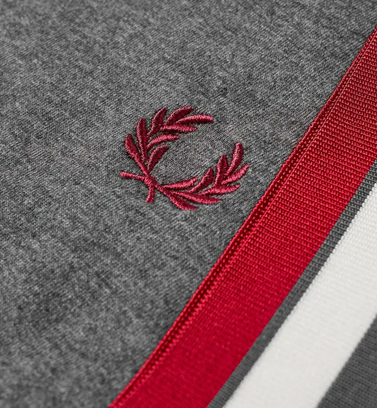 Fred Perry Bold Tipped Grey T-Shirt