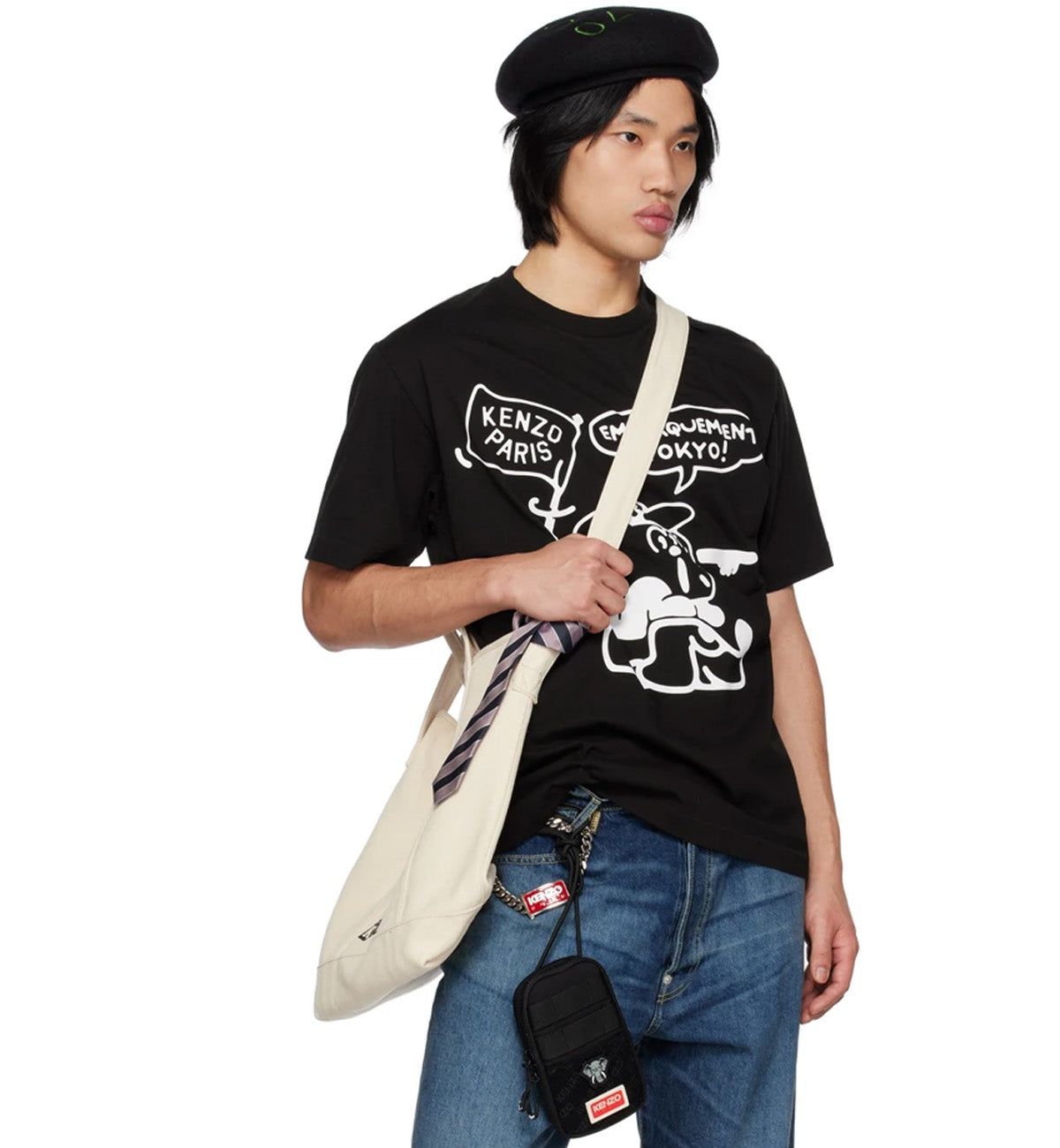 Kenzo Boke Boy Logo T-shirt (Black) Tokyo Front