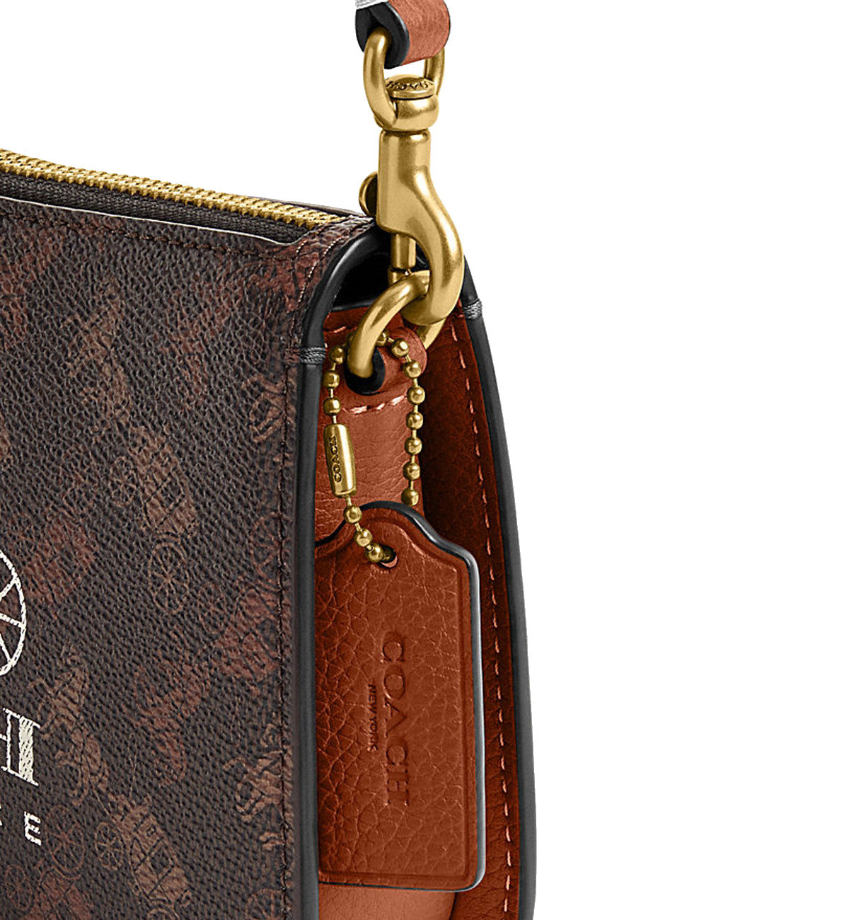 Coach Penn Shoulder Bag Hirse & Carruage Printed (Truffle)