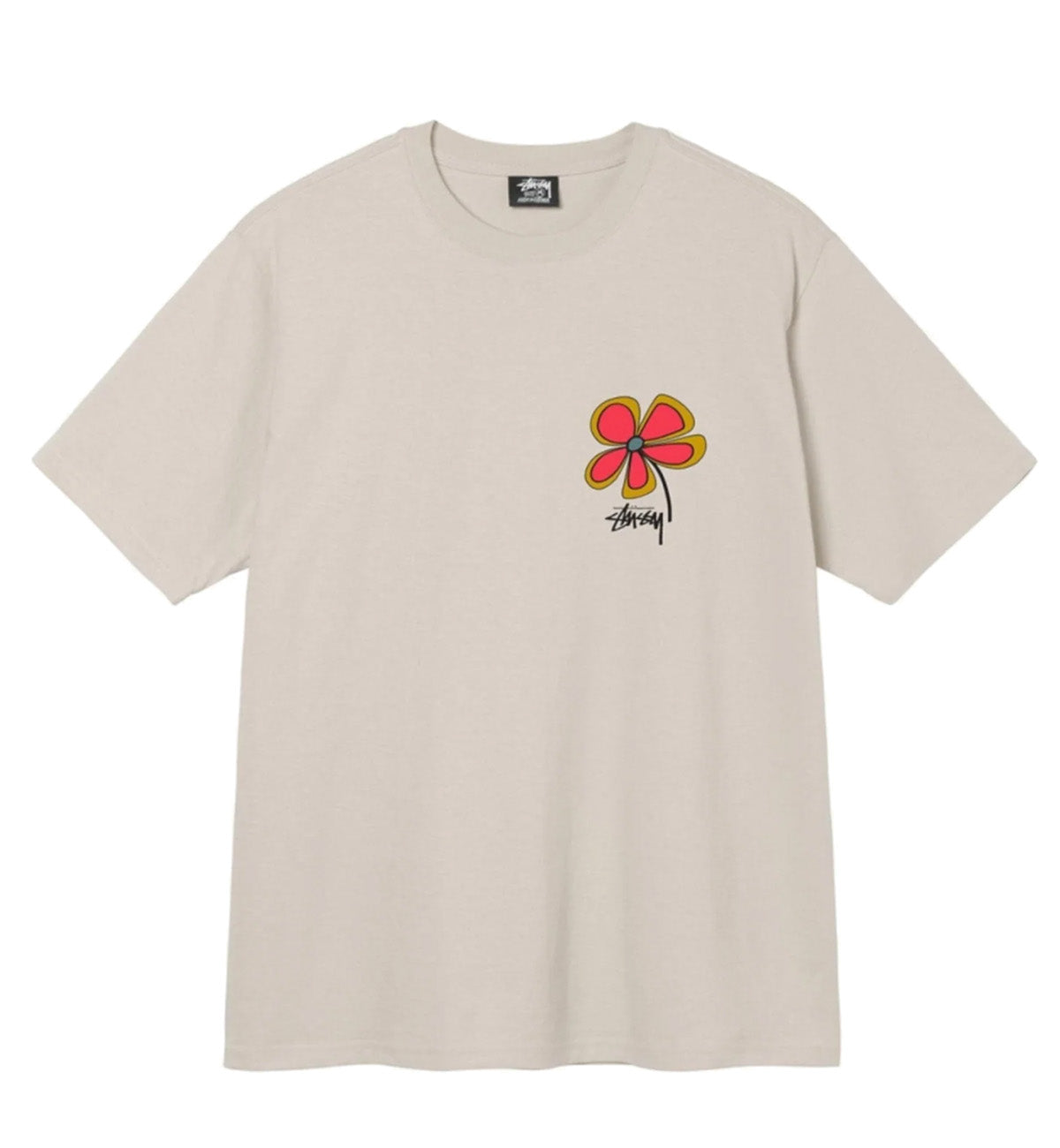 Stussy Orange Flower Tee (Beige)
