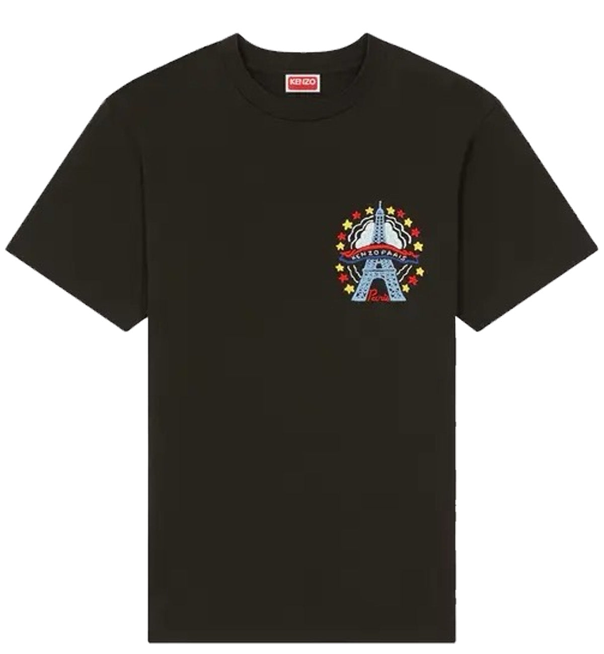Kenzo Paris Drawn Varsity T-Shirt (Black)