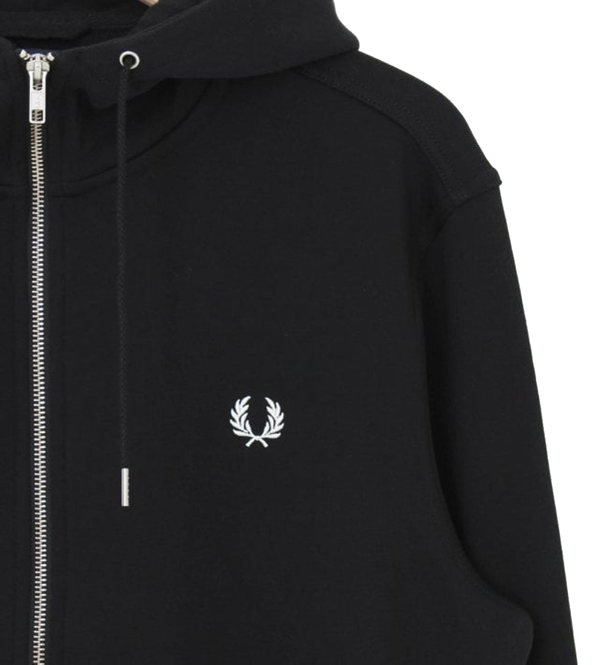 Fred Perry Twin Tipped Hooded Zip Sweatshirt SS23 (Black)