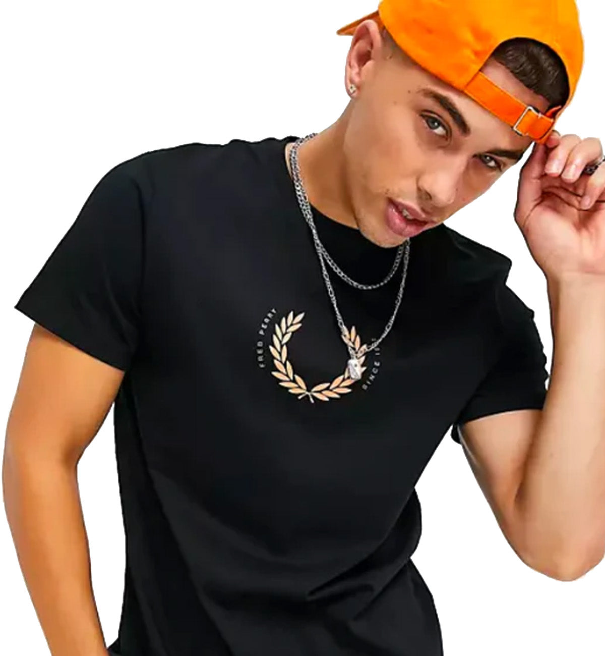 Fred Perry Laurel Wreath T-Shirt (Black)