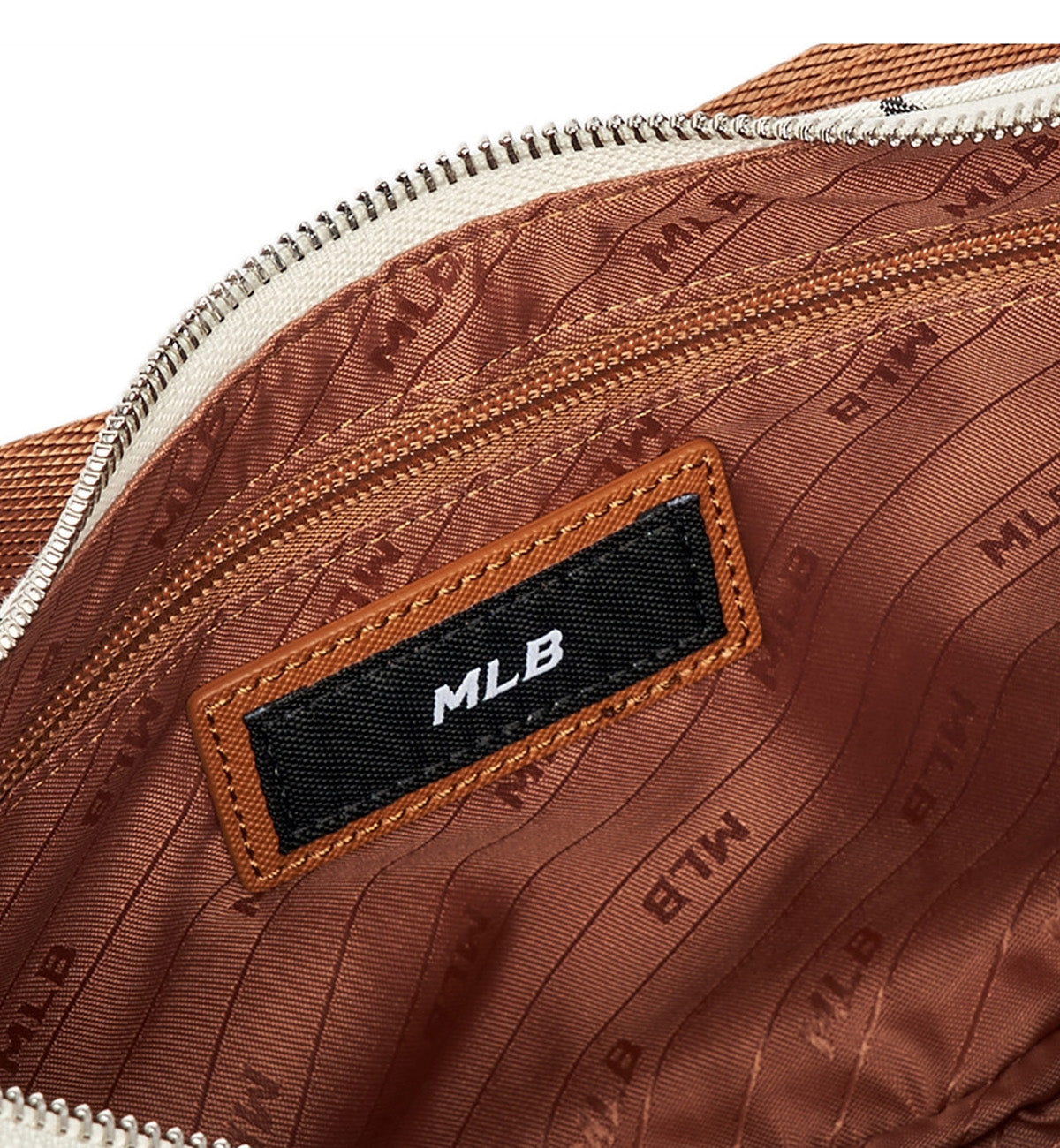 NYK Classic Monogram Jacquard L-Hobo Bag (White)