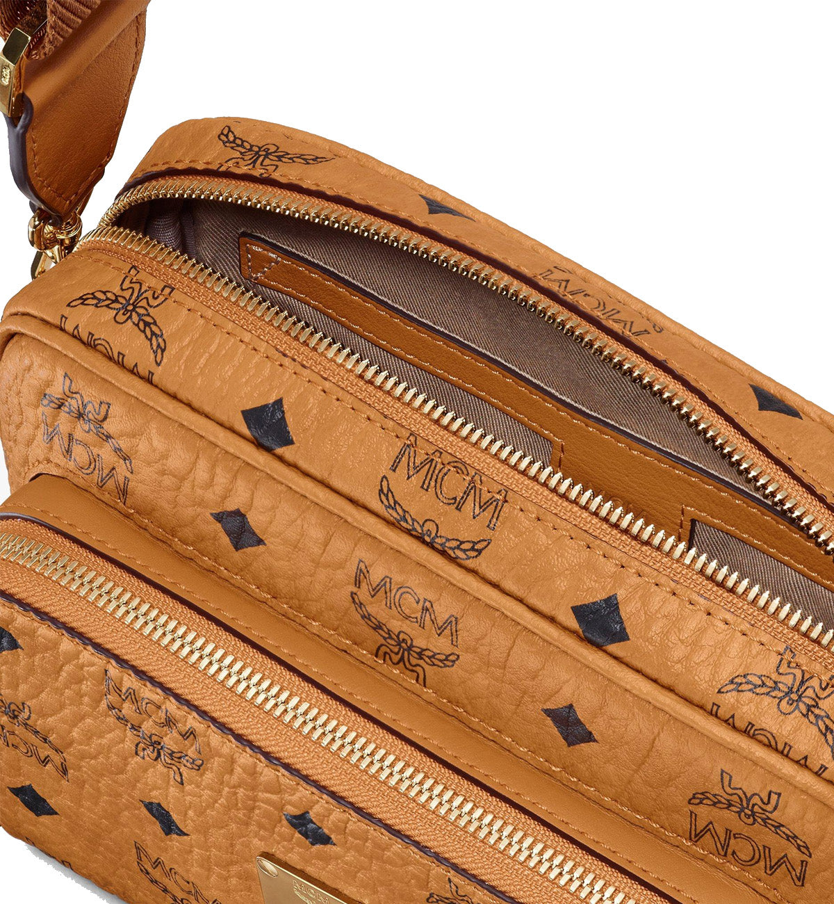 MCM Aren Visetos Crossbody Bag