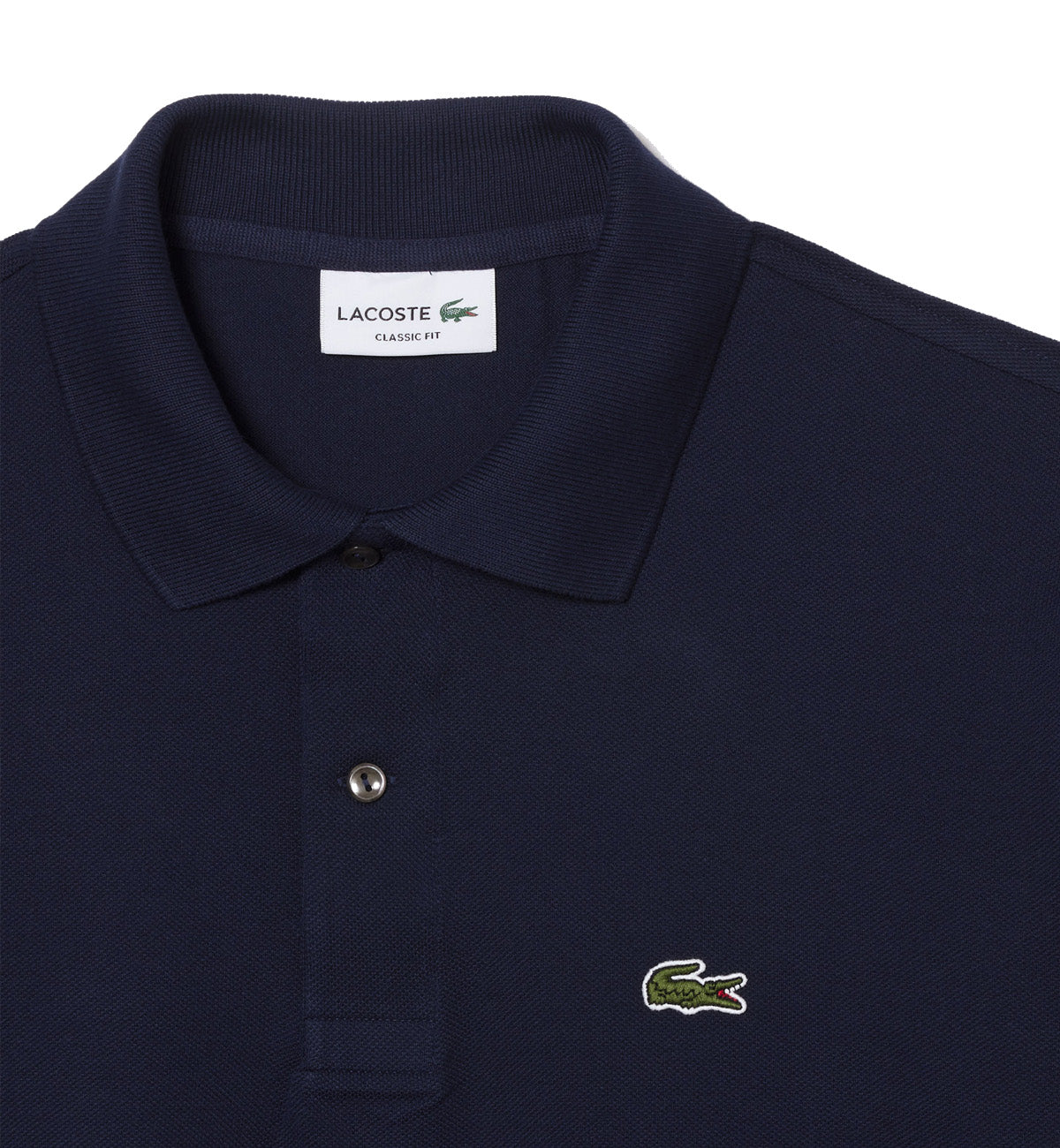 Lacoste Classic Fit Cotton Polo Shirt (Navy)