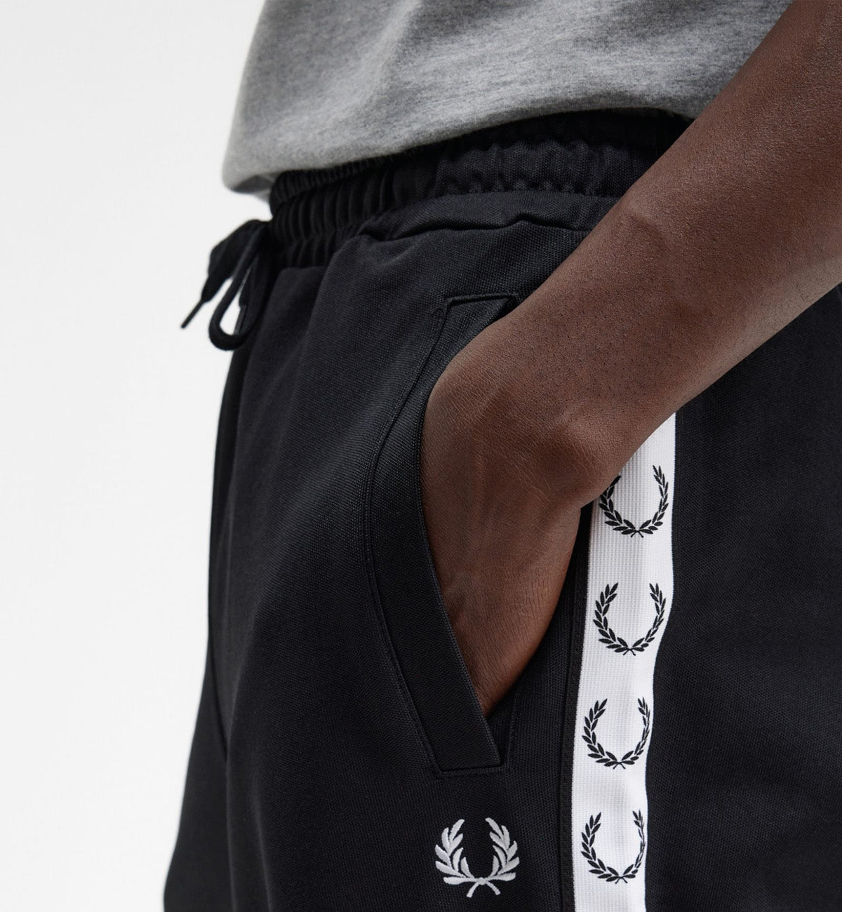Fred Perry Taped Track Pant (Black)