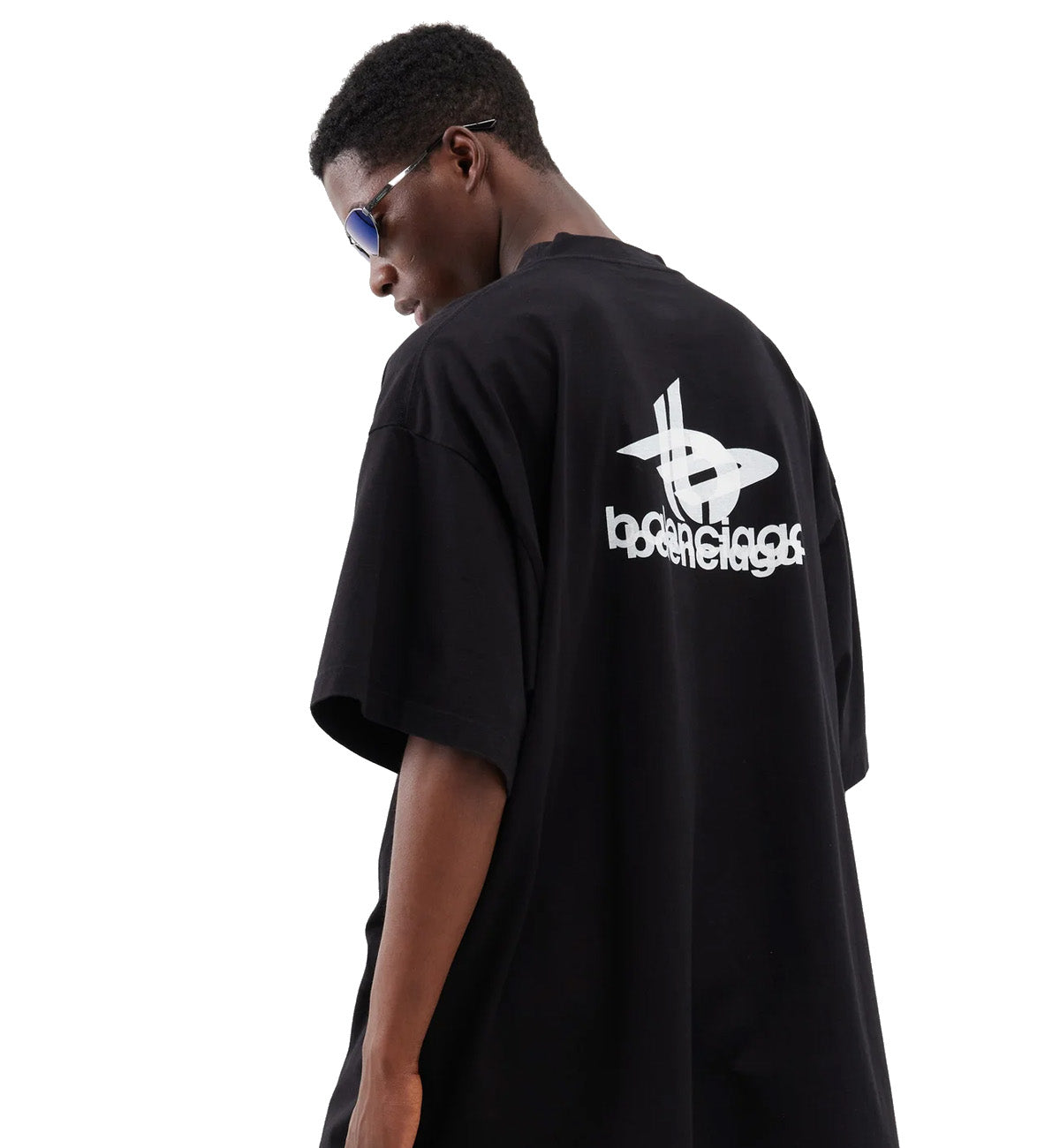Balenciaga Oversized Logo-Print Cotton-Jersey T-Shirt