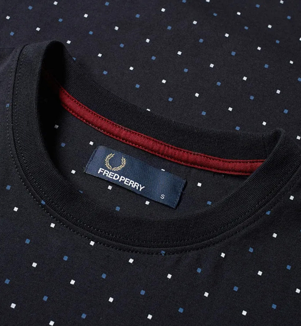 Fred Perry Dot T-Shirt (Navy Blue)