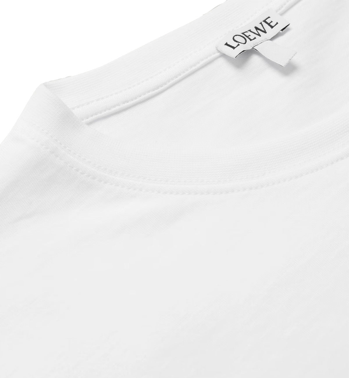 Loewe Anagram Embroidered T-Shirt (White)