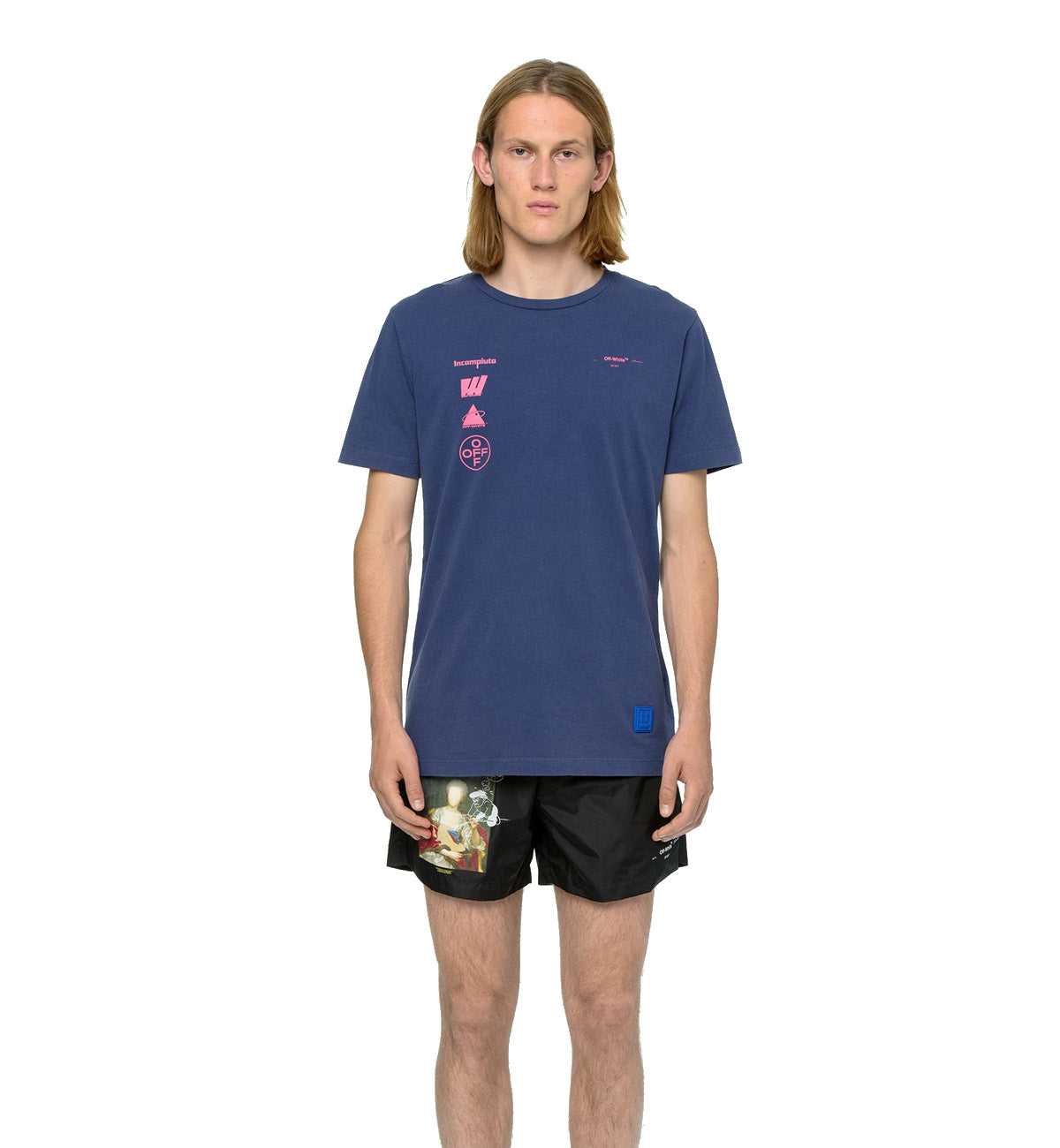 Off-White Mariana De Silva SS Slim T-Shirt (Blue)