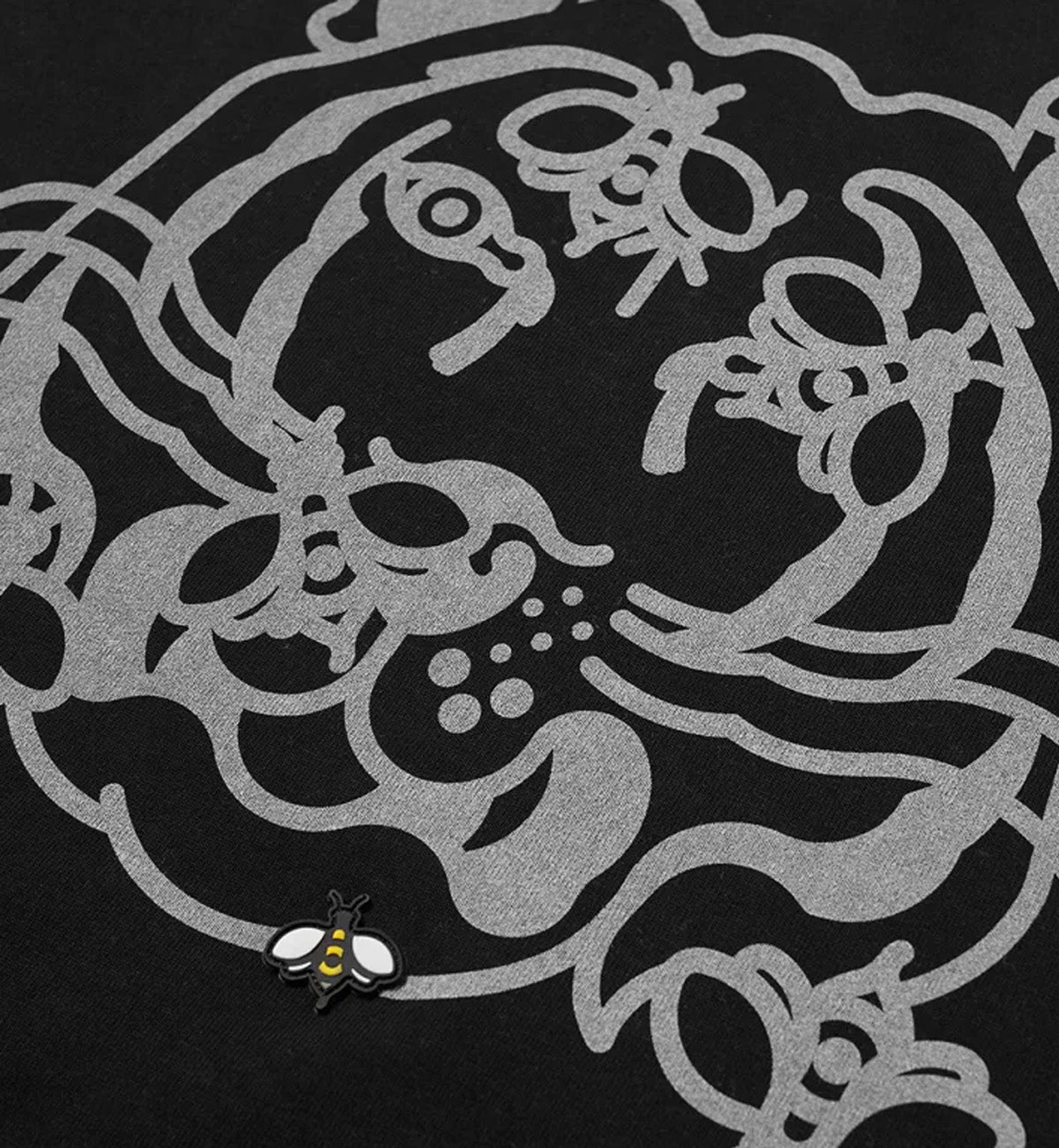 Kenzo Bee A Tiger Skate T-Shirt (Black)