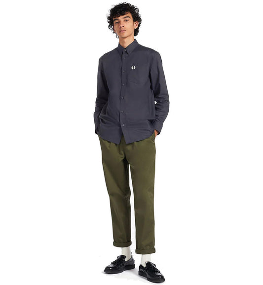 Fred Perry Classic Oxford Shirt (Navy Blue)