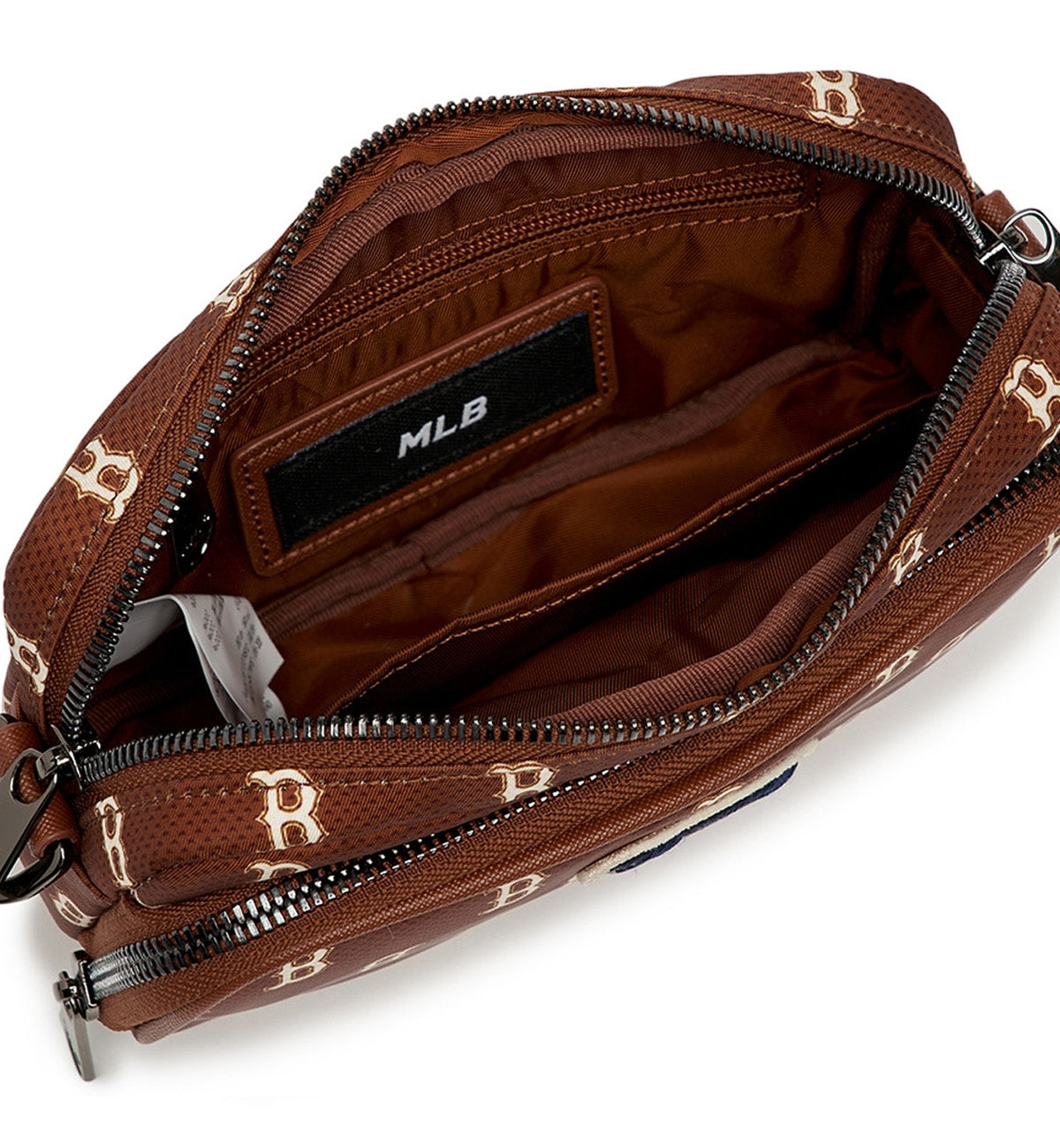 MLB Monogram Mini Cross Bag (Brown Blue)