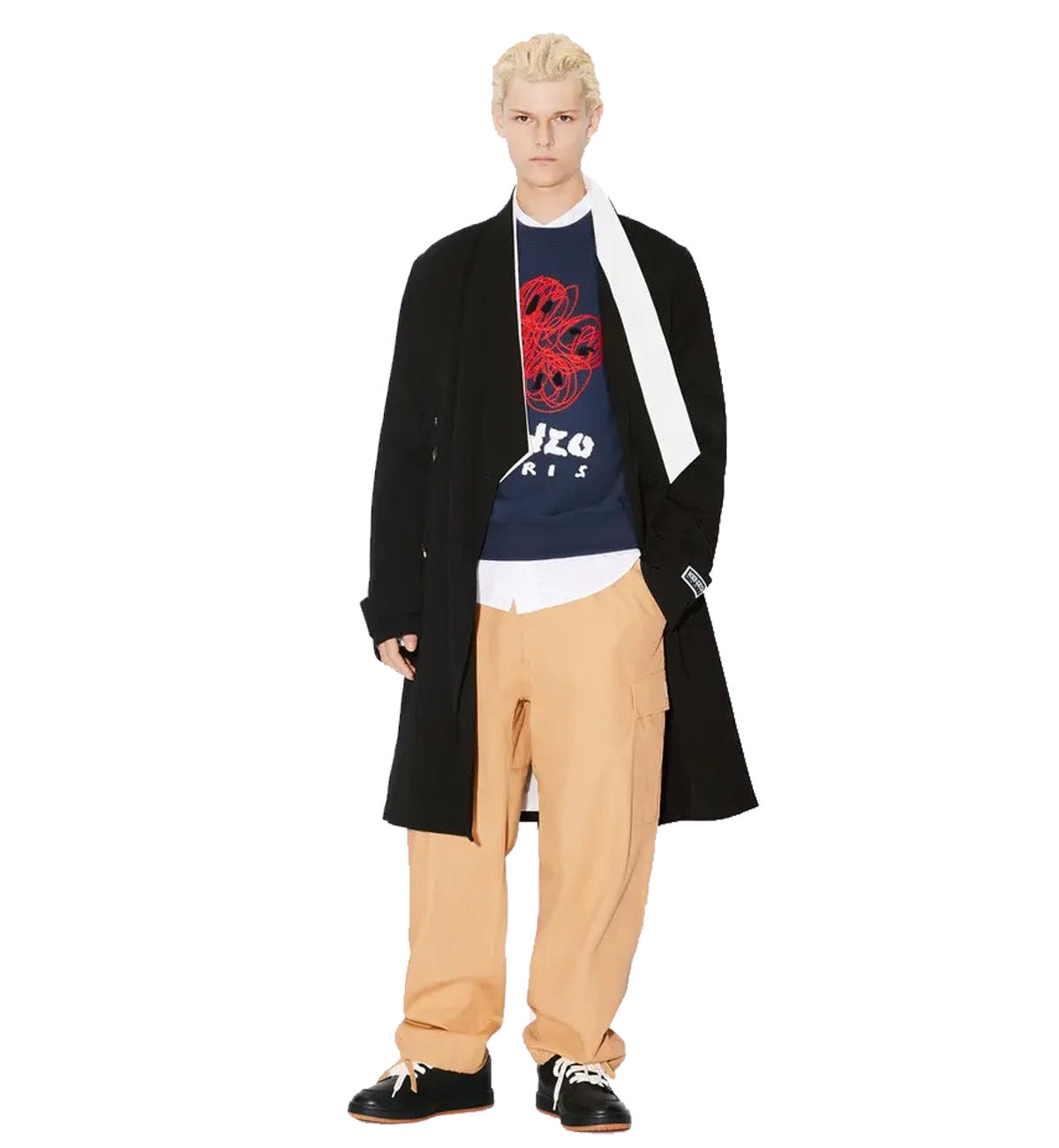 Kenzo Drawn Varsity Sweatshirt (Navy)