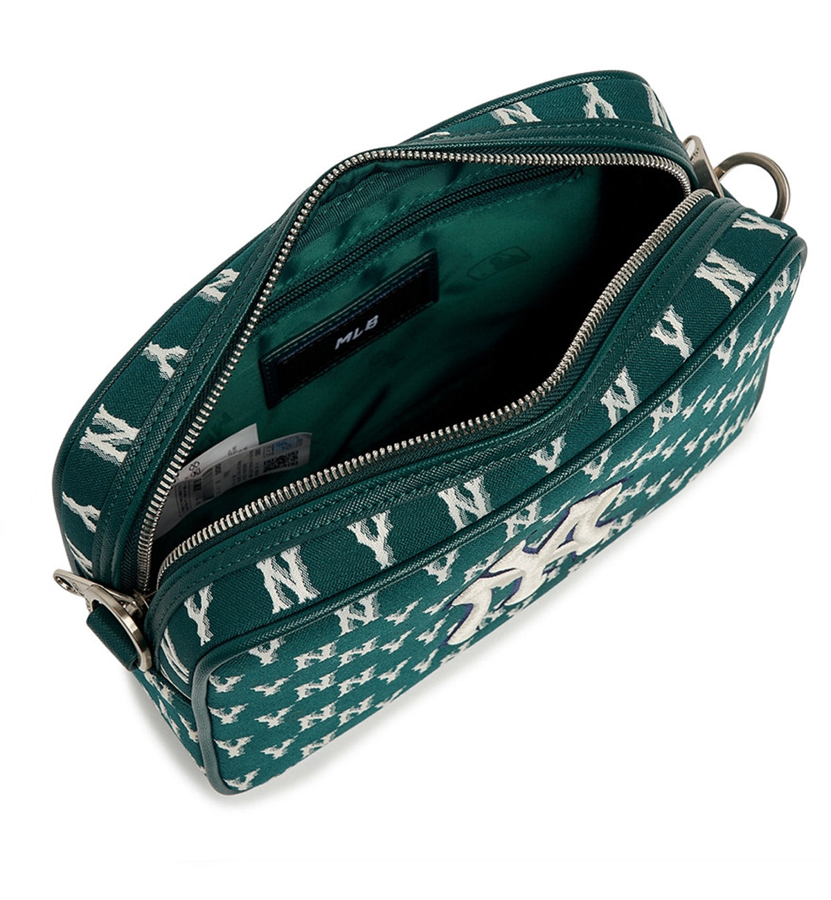 NYK Monogram Cross Bag (Green White)