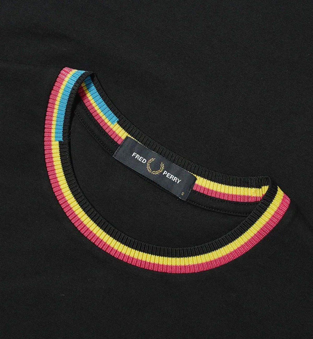 Fred Perry Gradient Twin Tipped T-Shirt (Black)