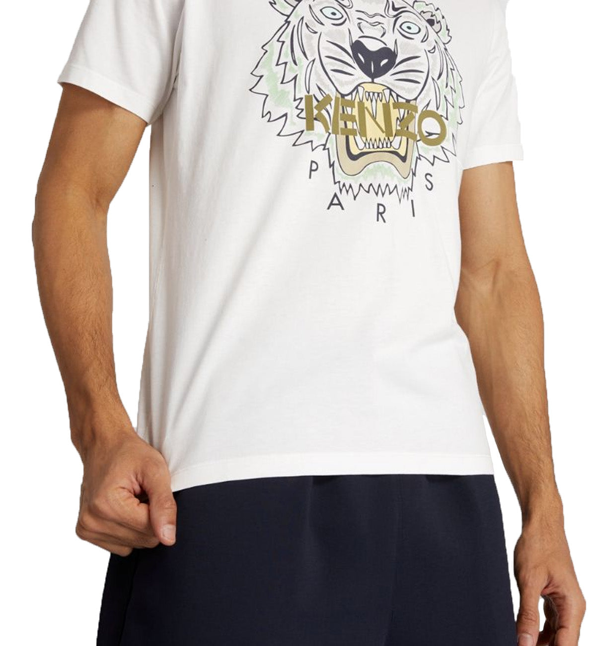 Kenzo Icon Tiger T-shirt - White/Green