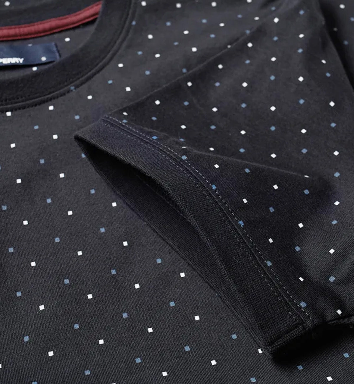 Fred Perry Dot T-Shirt (Navy Blue)