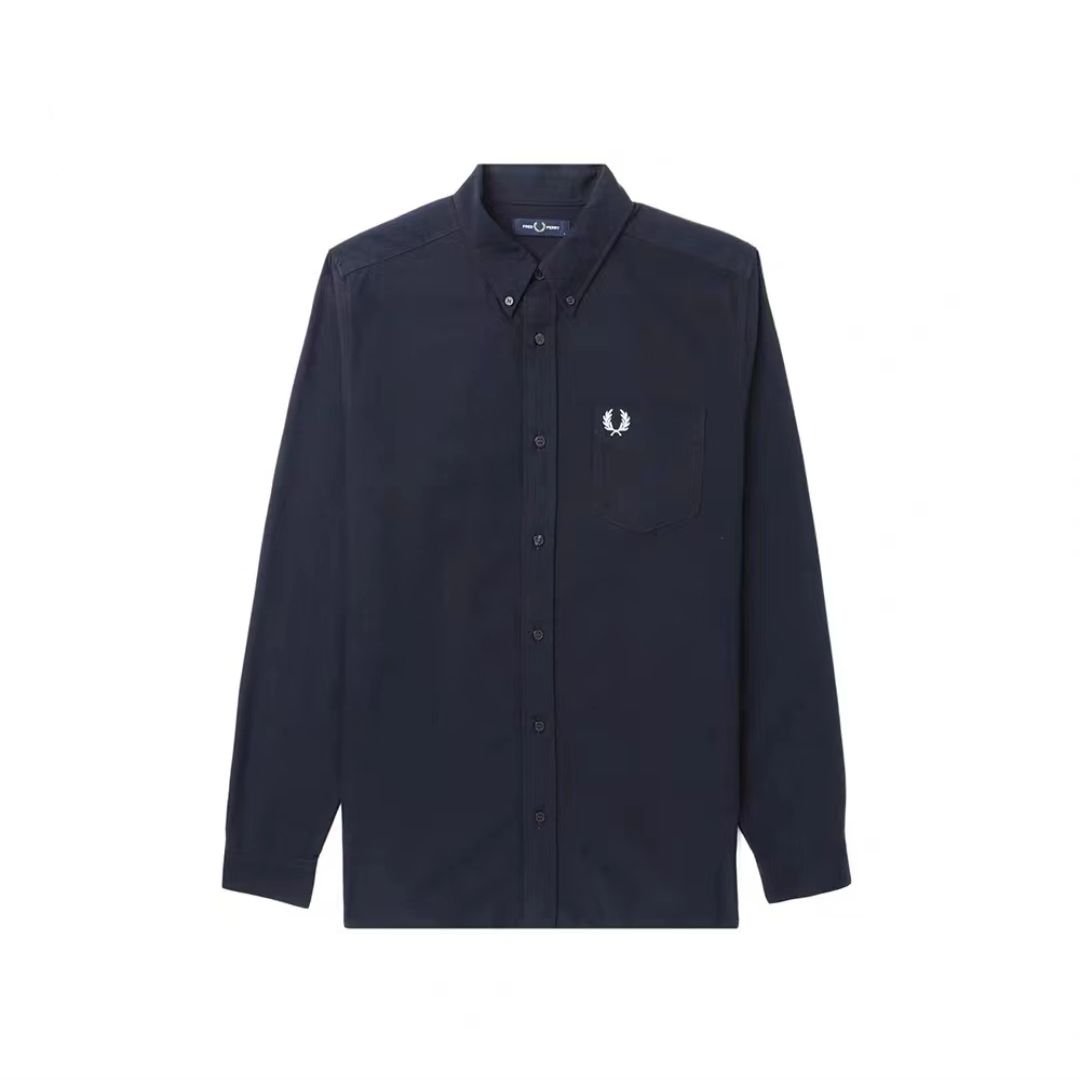 Fred Perry Classic Oxford Shirt (Navy Blue)