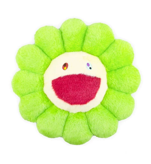 Takashi Murakami Cushion 30cm (Lime/White)