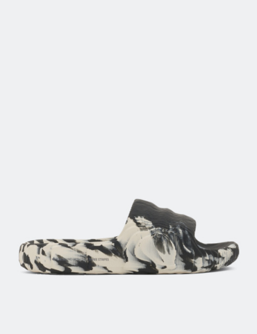 Adidas Adilette 22 Slides - Carbon Aluminum