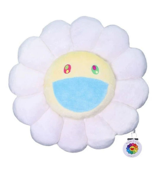 Takashi Murakami Cushion 30cm (White/Cream)