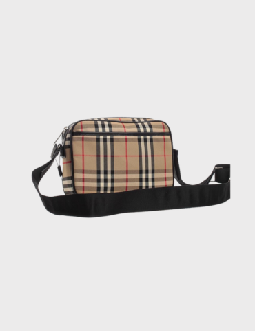 Burberry Vintage Check Camera Crossboday Bag