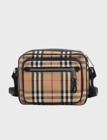 Burberry Vintage Check Camera Crossboday Bag