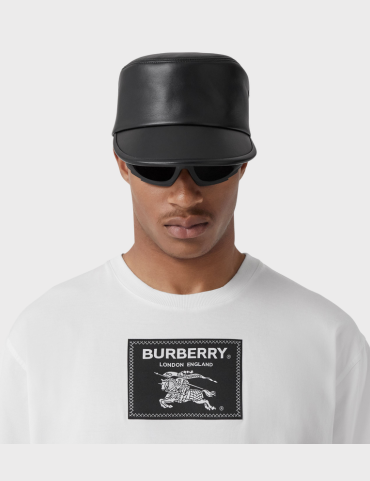 Burberry Equestrian Knight Device T Shirt White The Factory KL