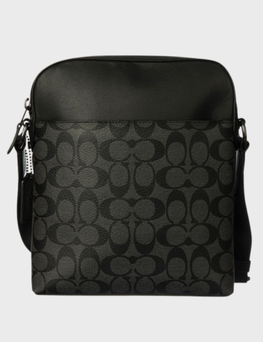 Coach Crossbody In Signature Canvas Black