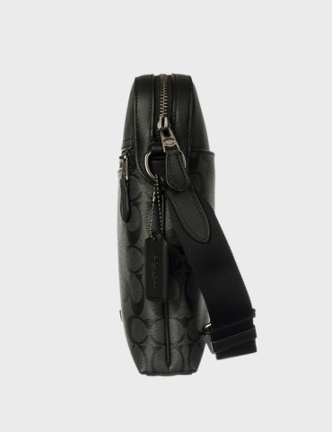Coach Crossbody In Signature Canvas Black