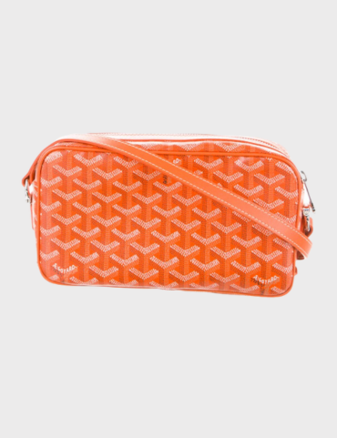 Goyard Cap Vert Crossbody (Goyardine Orange)