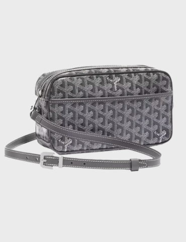 Goyard Cap Vert Crossbody (Goyardine Gray)