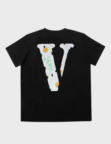 Vlone Friends Sunflower Logo T-shirt SS23 (Black)