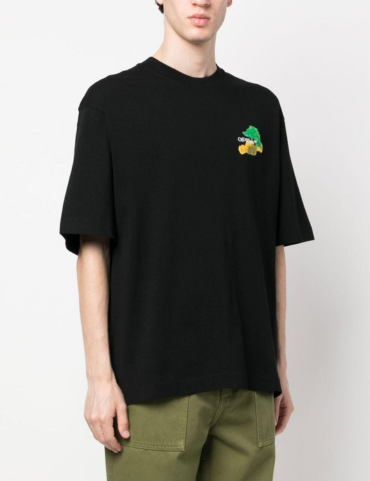 Off White Brush Arrow Oversized Skate T-shirt (Black)