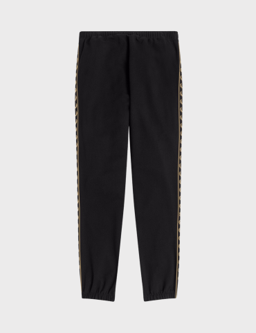 Fred Perry Contrast Gold Taped Track Pants SS23 (Black)