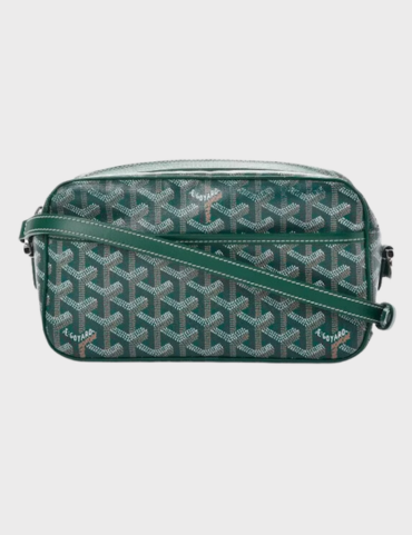 Goyard Cap Vert Crossbody (Goyardine Green)