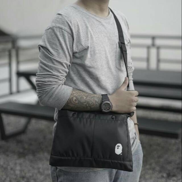 Bape Nylon Limited Edition Sling Bag - Shop Streetwear, Sneakers, Slippers and Gifts online | Malaysia - The Factory KL