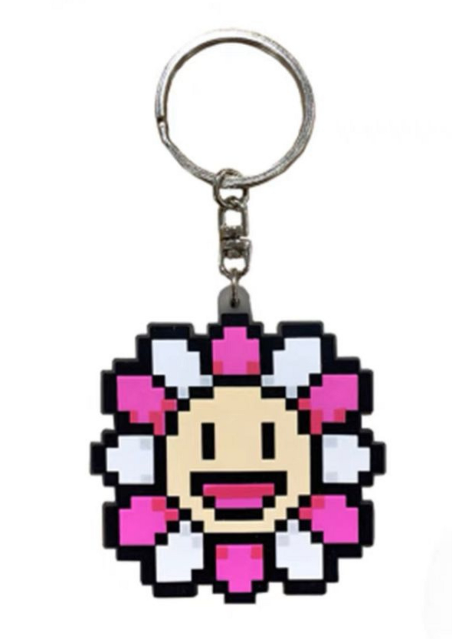 Takashi Murakami Flower Rubber Keychain