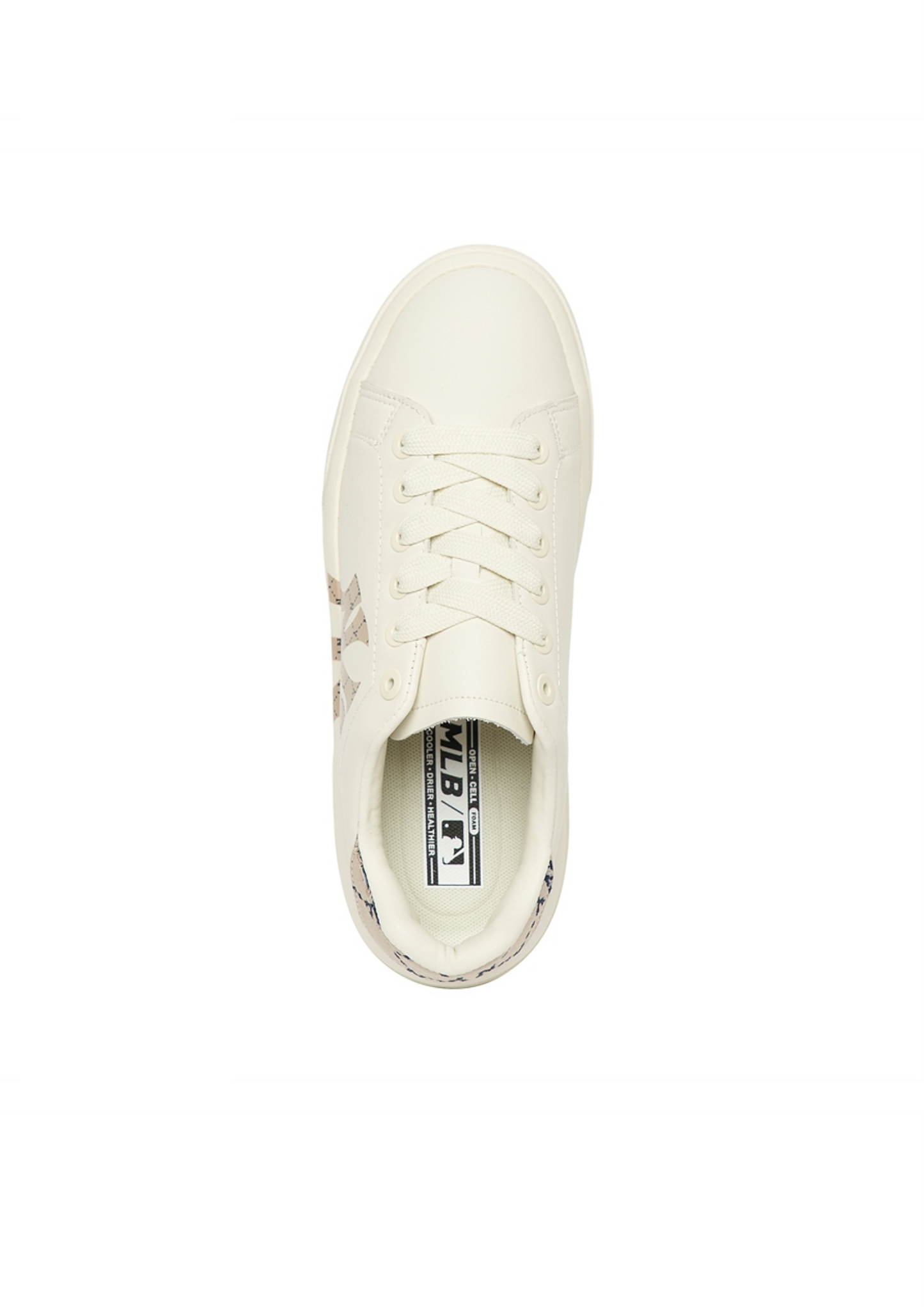 Chunky Classic Heel Monogram New York Yankees (Beige)