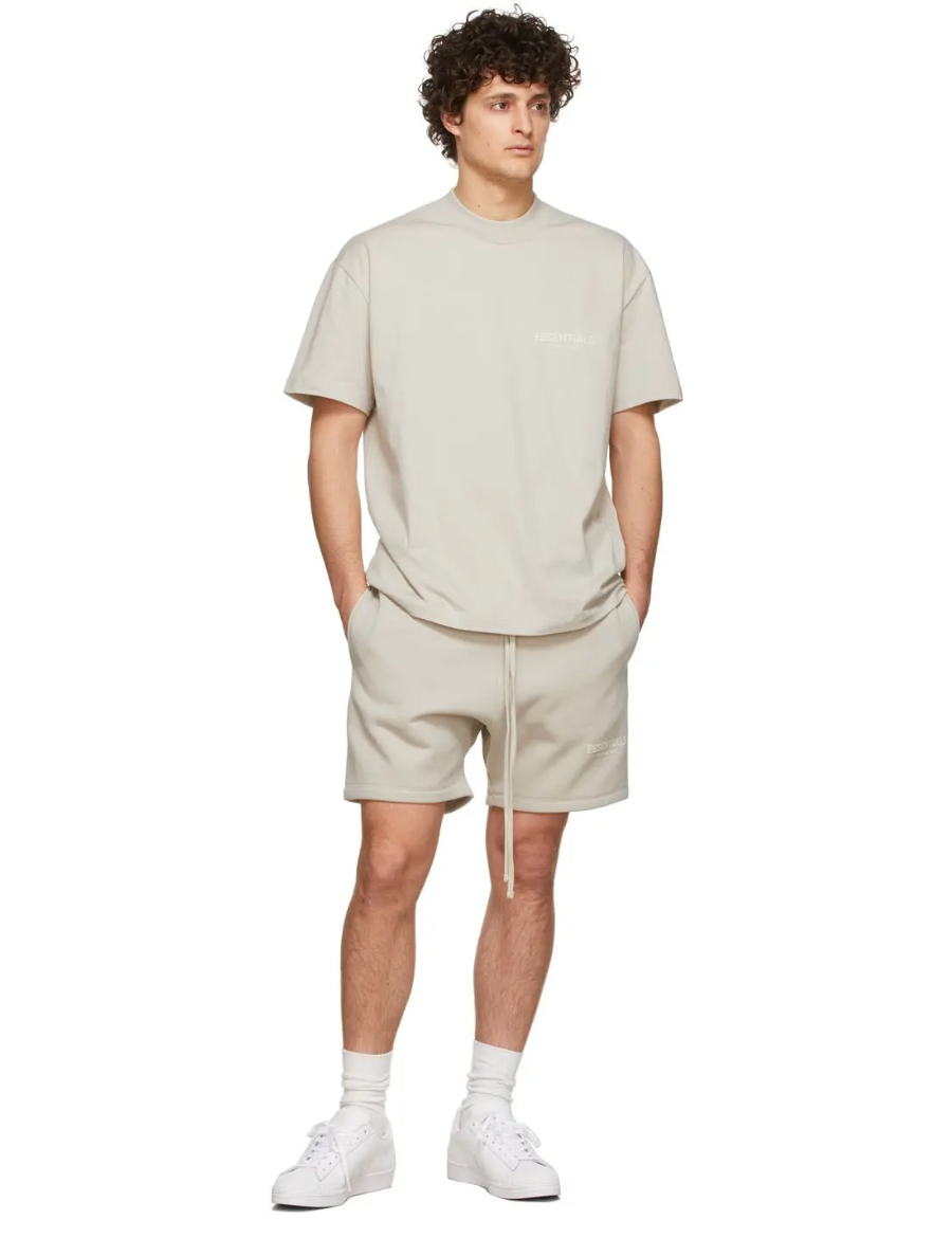 Fear of God - Essentials Sweatshort Beige Fleece Shorts