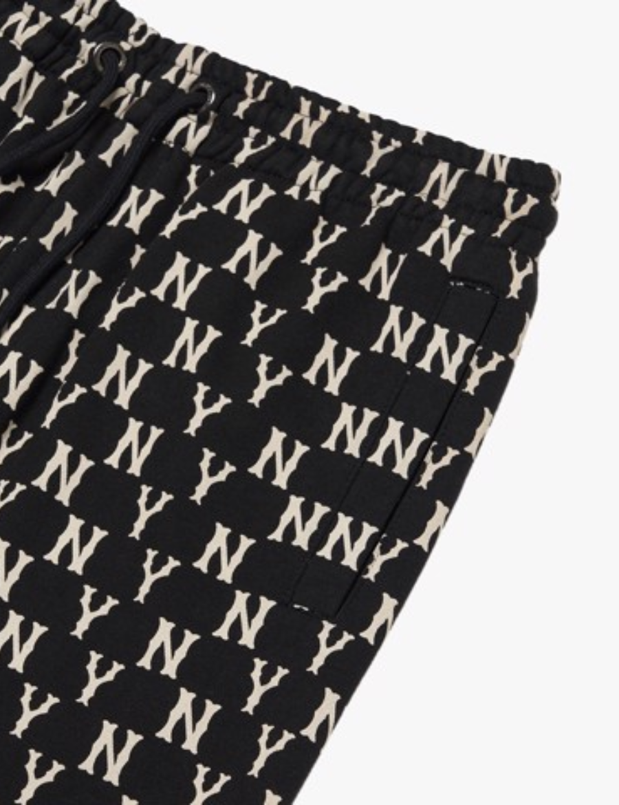 MLB Monogram New York Yankees UNISEX Pants (Black)