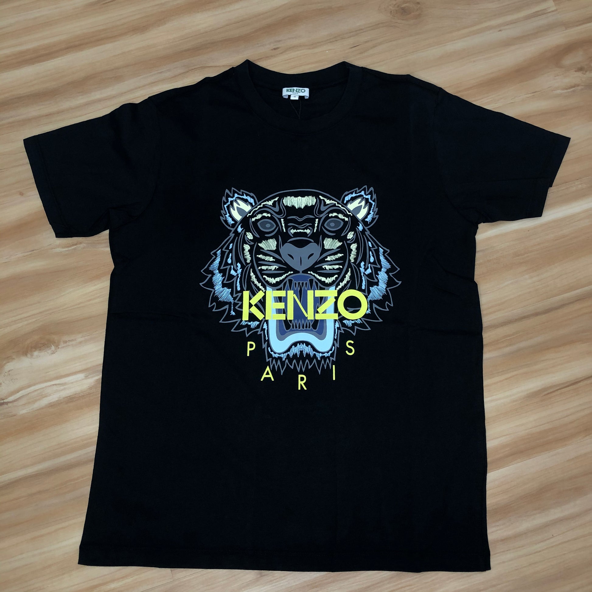 Kenzo Blue Yellow Tiger Logo T-Shirt - Shop Streetwear, Sneakers, Slippers and Gifts online | Malaysia - The Factory KL