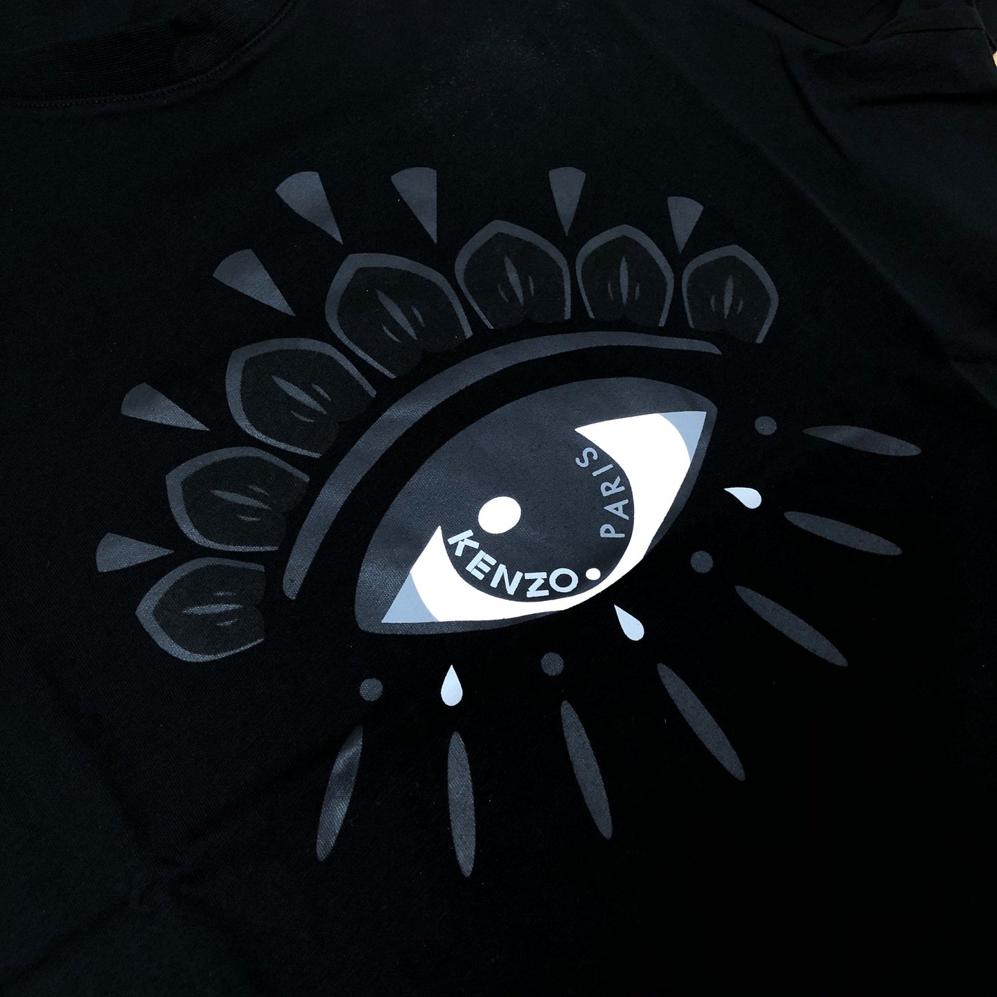 Kenzo Black Eye Logo T-Shirt - Shop Streetwear, Sneakers, Slippers and Gifts online | Malaysia - The Factory KL
