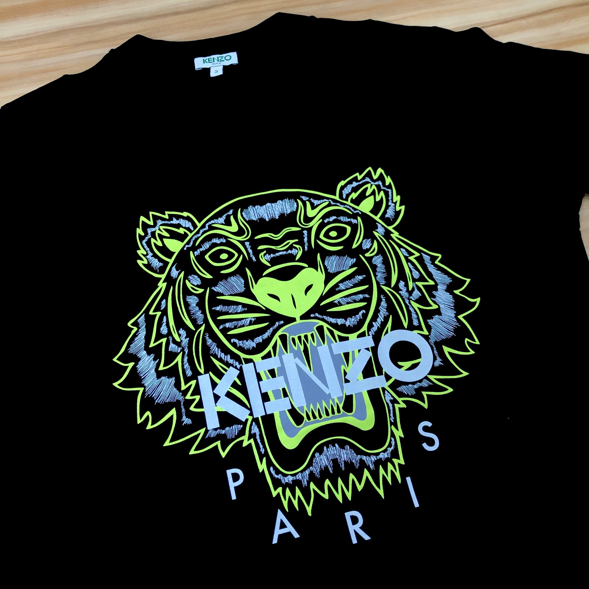 Kenzo Yellow Tiger Logo T-Shirt - Shop Streetwear, Sneakers, Slippers and Gifts online | Malaysia - The Factory KL