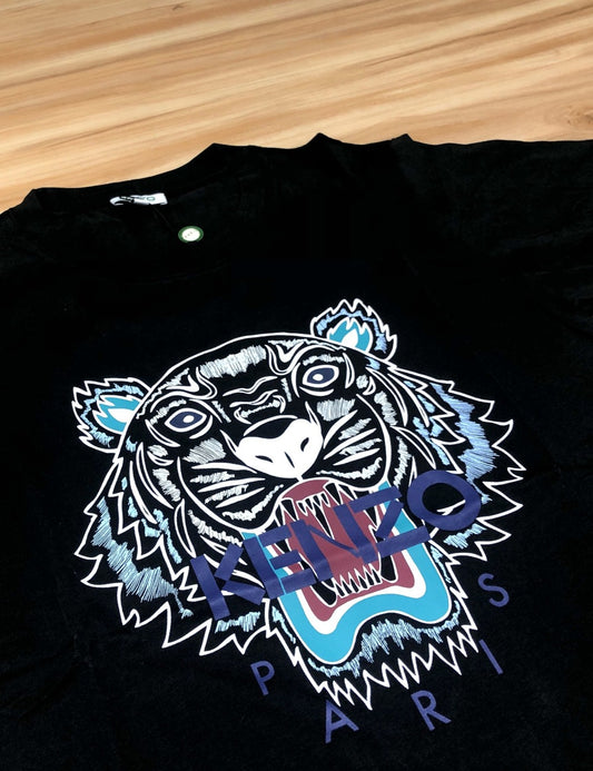 Kenzo Blue Red Tiger Logo T-Shirt - Shop Streetwear, Sneakers, Slippers and Gifts online | Malaysia - The Factory KL